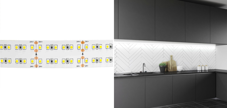 Светодиодная лента 42W/m 240 диодов/3м 2835SMD дневной белый 5M Светодиодная лента 42W/m 240 диодов/3м 2835SMD дневной белый 5M - Loft-Concept в Перми