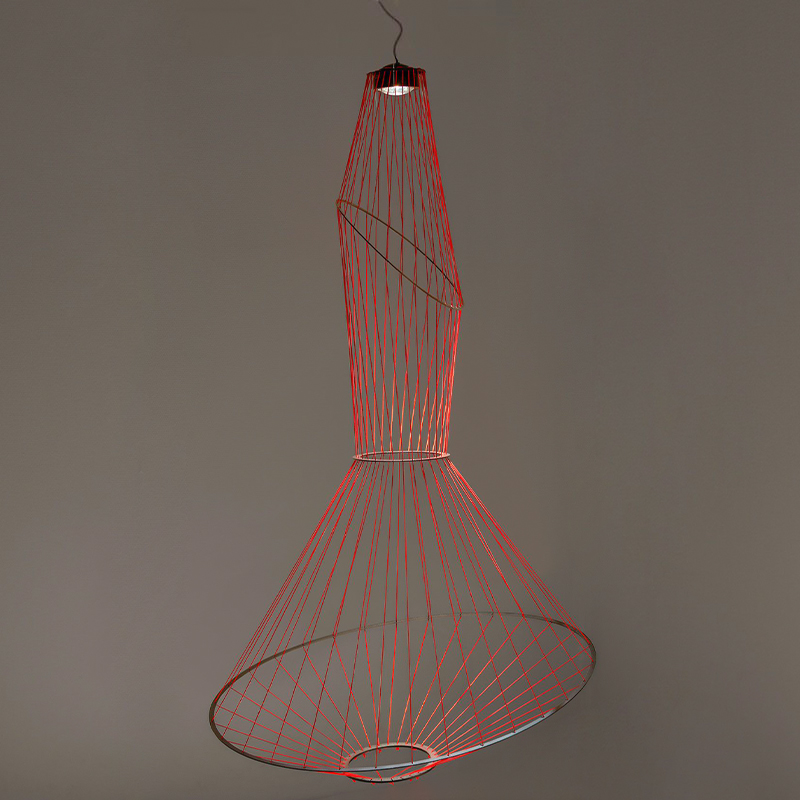 Люстра Light Threads Object Lighting Красный Черный в Перми | Loft Concept 