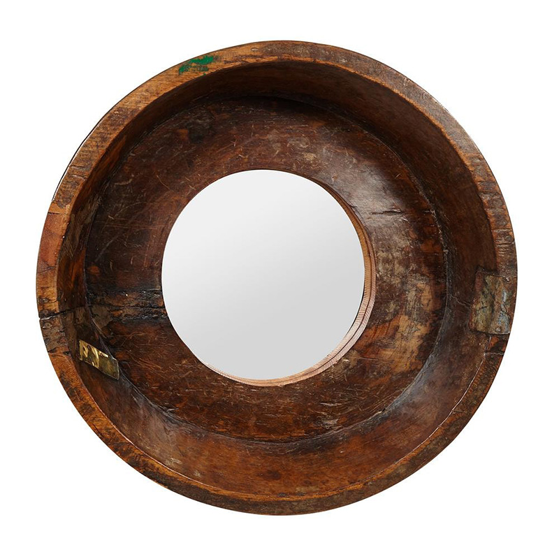 Зеркало Antique Indian Mango Wood Mirror Коричневый в Перми | Loft Concept 