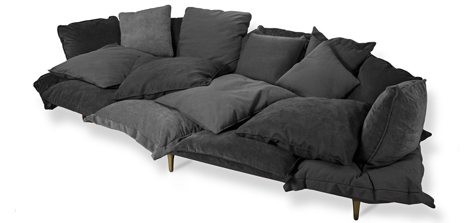 Диван Seletti Sofa Comfy charcoal grey Диван Seletti Sofa Comfy charcoal grey - Loft-Concept в Перми