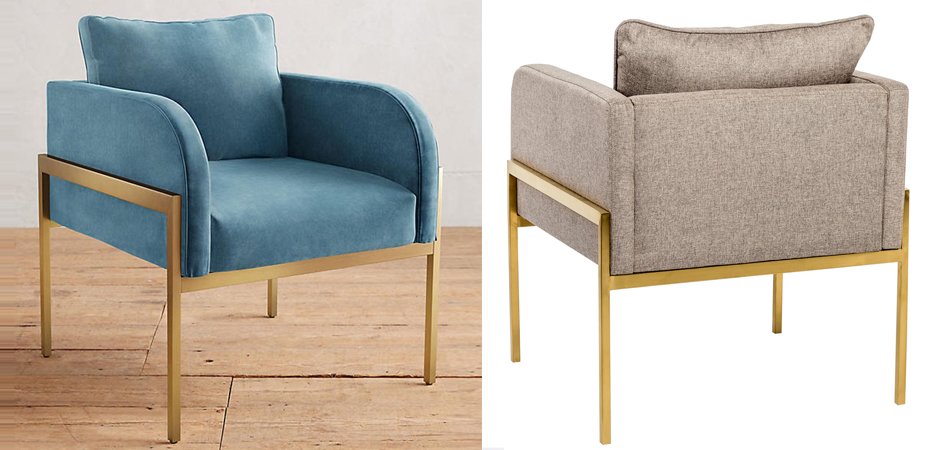 Кресло Velvet Ardmore Chair Кресло Velvet Ardmore Chair - Loft-Concept в Перми