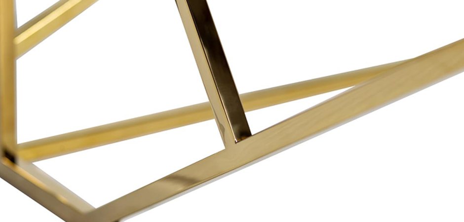 Кофейный стол Serene Furnishing Gold Clear Glass Top coffee table Кофейный стол Serene Furnishing Gold Clear Glass Top coffee table - Loft-Concept в Перми