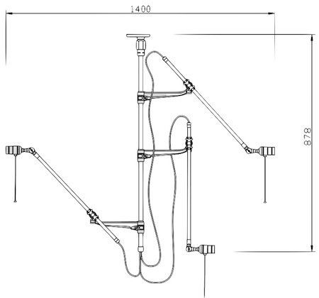 Потолочный светильник Steampunk Extension Pole в Перми