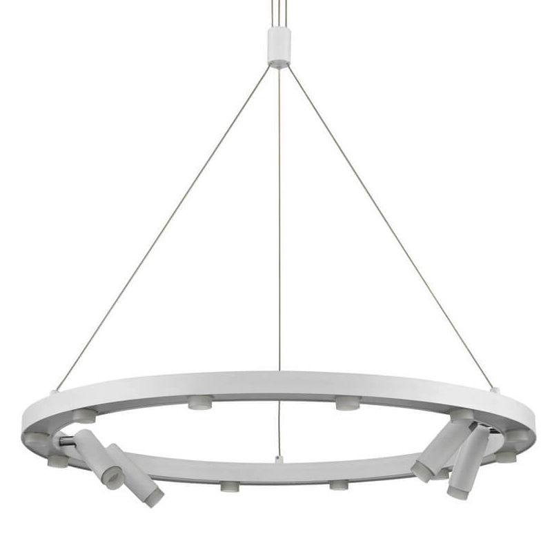 Люстра Rigor & Conciseness Lighting White Disk Белый Люстра Rigor & Conciseness Lighting White Disk Белый в Перми | Loft Concept