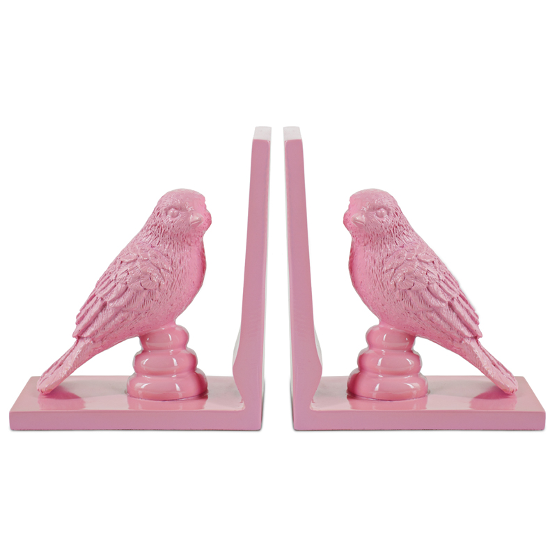 Держатель для книг Pink Birds Book Holder Розовый в Перми | Loft Concept 