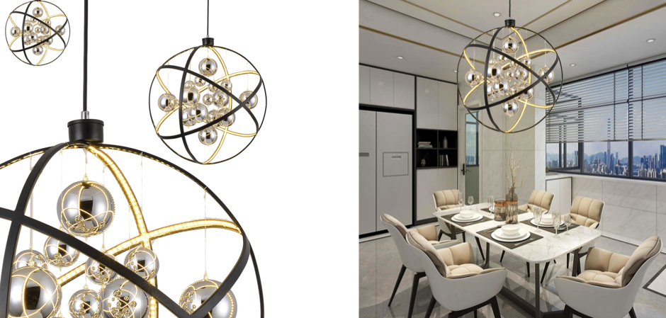 Люстра Atomic nucleus Chandelier Люстра Atomic nucleus Chandelier - Loft-Concept в Перми