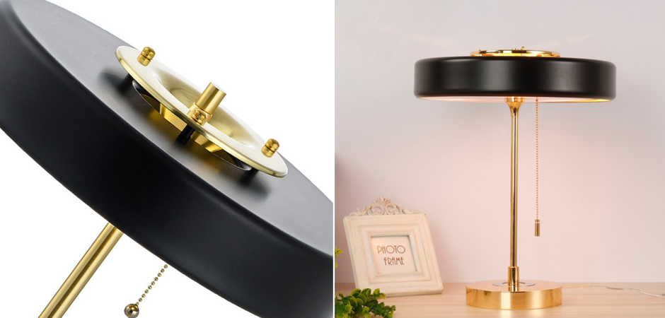 Настольная Bert Frank Revolve Table Lamp Black Настольная Bert Frank Revolve Table Lamp Black - Loft-Concept в Перми