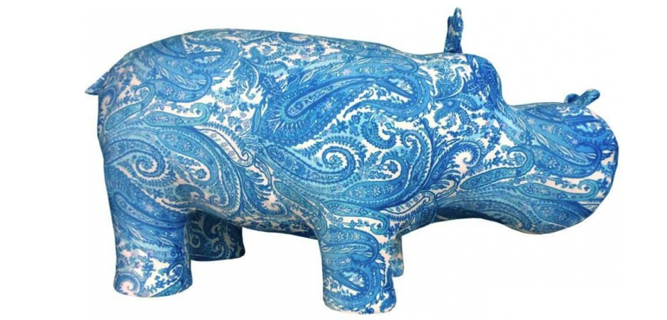Пуф Бегемот Poof Hippo pattern Пуф Бегемот Poof Hippo pattern - Loft-Concept в Перми