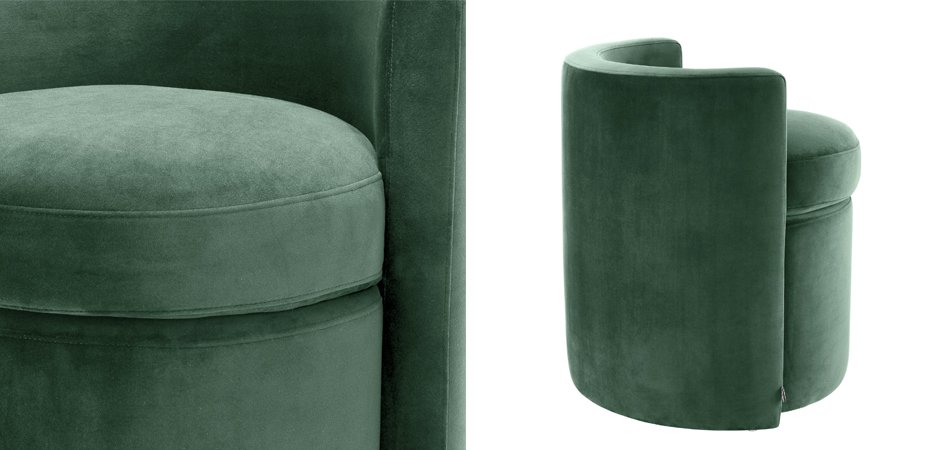 Кресло Eichholtz Stool Arcadia dark green Кресло Eichholtz Stool Arcadia dark green - Loft-Concept в Перми