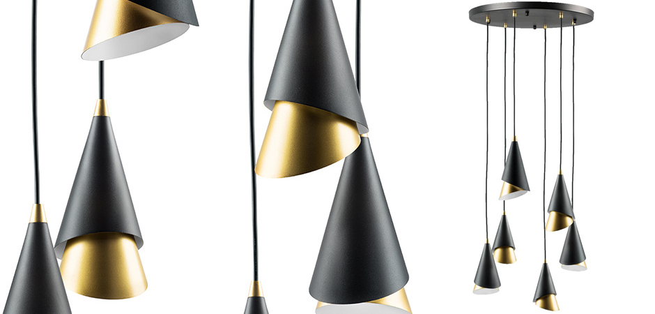 Люстра Lucio Black and Gold 6 Люстра Lucio Black and Gold 6 - Loft-Concept в Перми