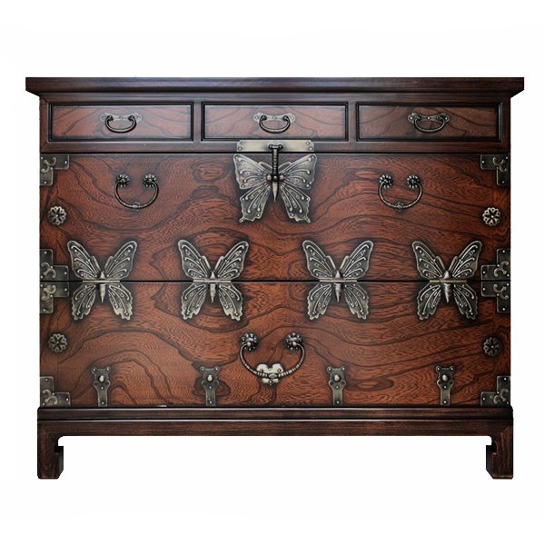 Китайский комод Chinoiserie chest of drawers Butterfly  в Перми | Loft Concept 