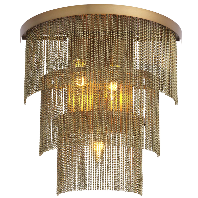 Бра Eichholtz Wall Lamp Tissot Brass Латунь в Перми | Loft Concept 