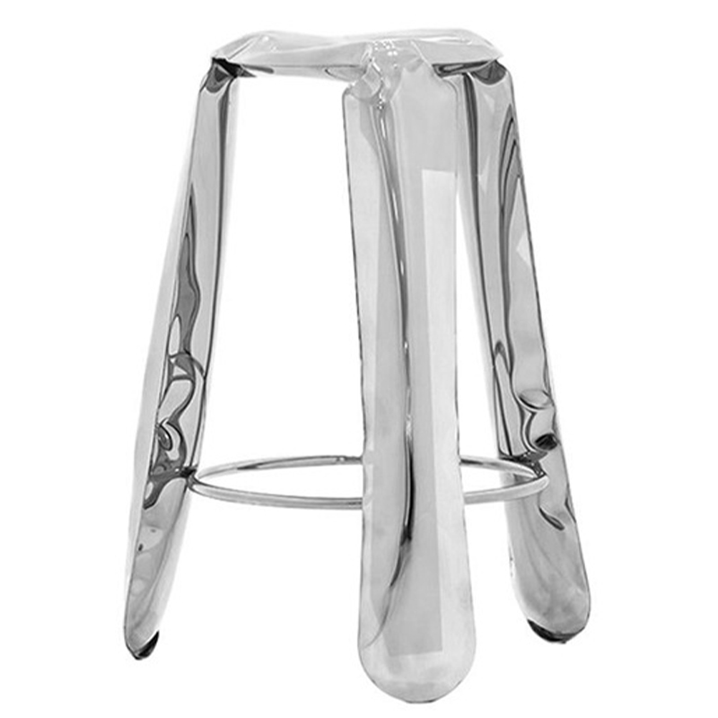 Барный стул Stainless Steel Bar Plopp Stool by Zieta Хром в Перми | Loft Concept 