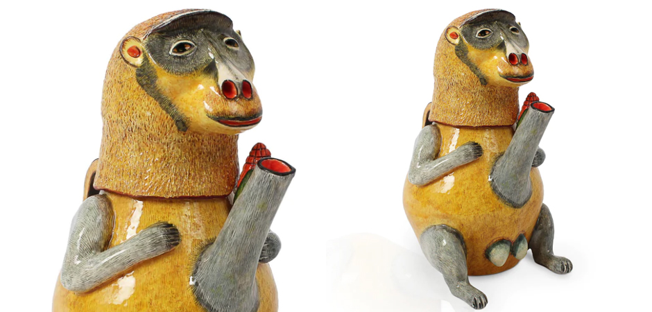 Кувшин Обезьяна с Кукурузой Monkey Teapot Кувшин Обезьяна с Кукурузой Monkey Teapot - Loft-Concept в Перми