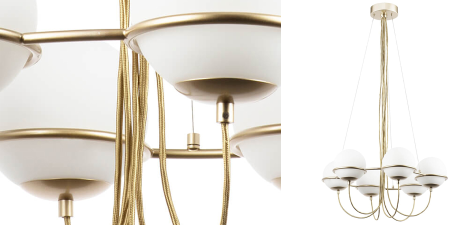 Люстра Melissa Chandelier Champagne 6 Люстра Melissa Chandelier Champagne 6 - Loft-Concept в Перми