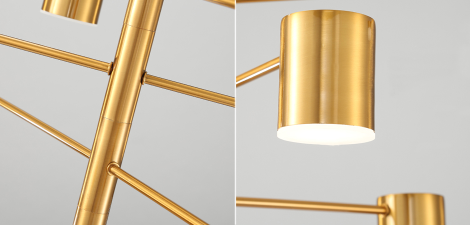 Светильник LED Lighting Gold 8 lampholders Светильник LED Lighting Gold 8 lampholders - Loft-Concept в Перми