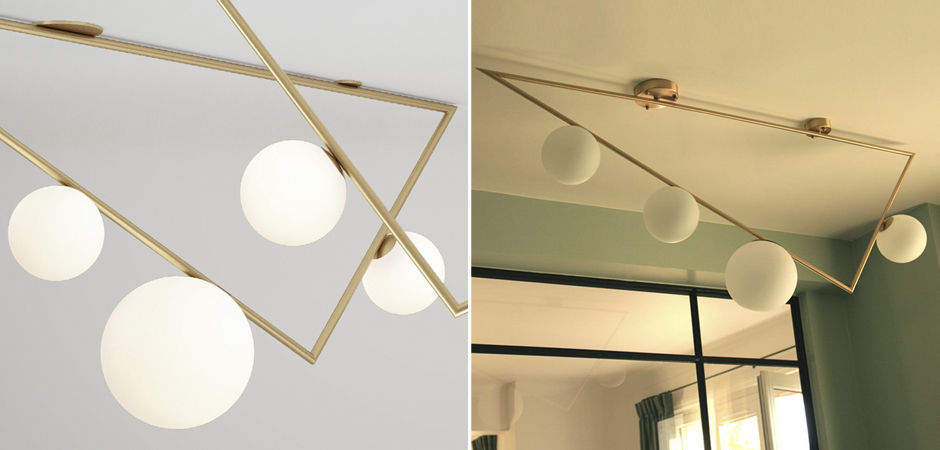 Потолочный светильник Atelier Areti Girlande Ceiling Triangle Потолочный светильник Atelier Areti Girlande Ceiling Triangle - Loft-Concept в Перми
