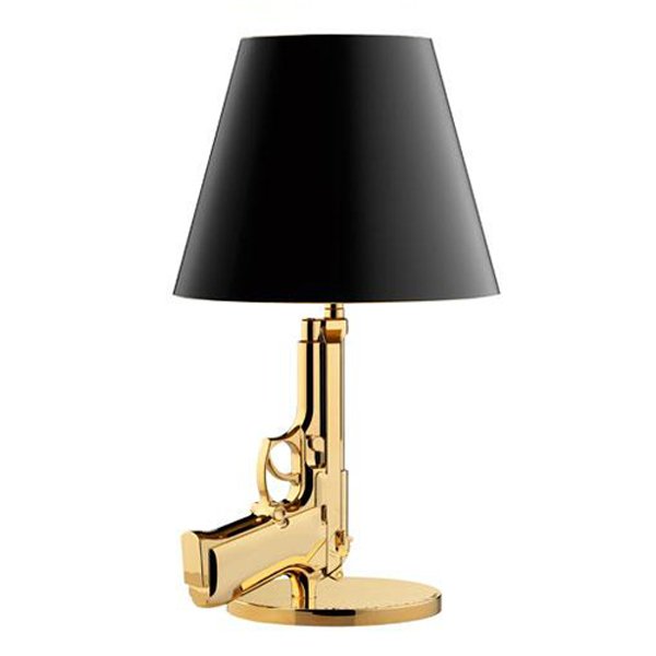 Настольная лампа Flos Guns Bedside Gold  Серебряный Золотой в Перми | Loft Concept 