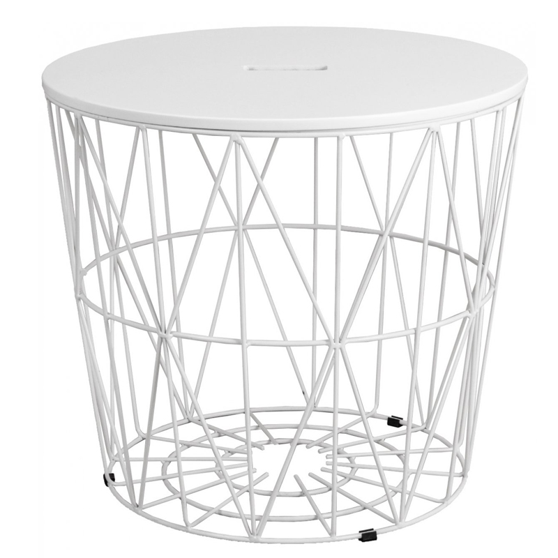 Приставной стол Cambria Side Table white Белый в Перми | Loft Concept 