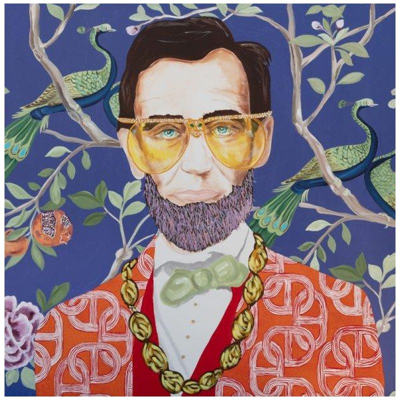 Картина Abe with Donkey Rope and Hermès Jacket Мульти Картина Abe with Donkey Rope and Hermès Jacket Мульти в Перми | Loft Concept
