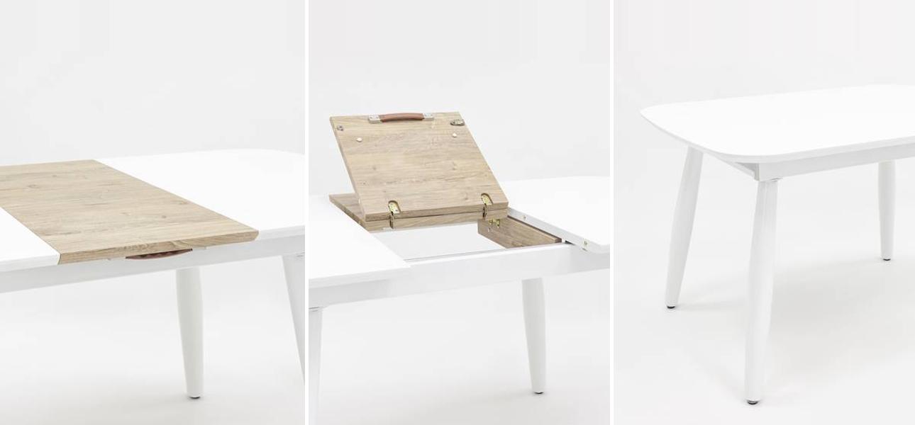 Столь обеденный Grunge Collection цвет белый - фото №1