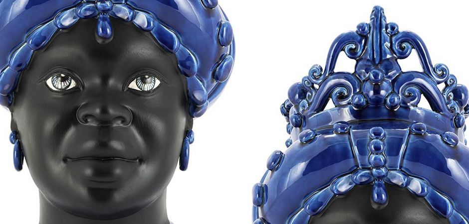Ваза VASE MORO LADY MED. MAT Blue Ваза VASE MORO LADY MED. MAT Blue - Loft-Concept в Перми
