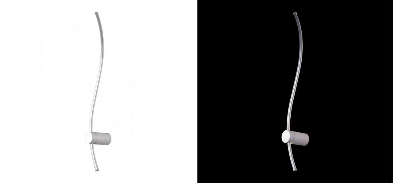 Светодиодное бра Curved Line Серебро - фото