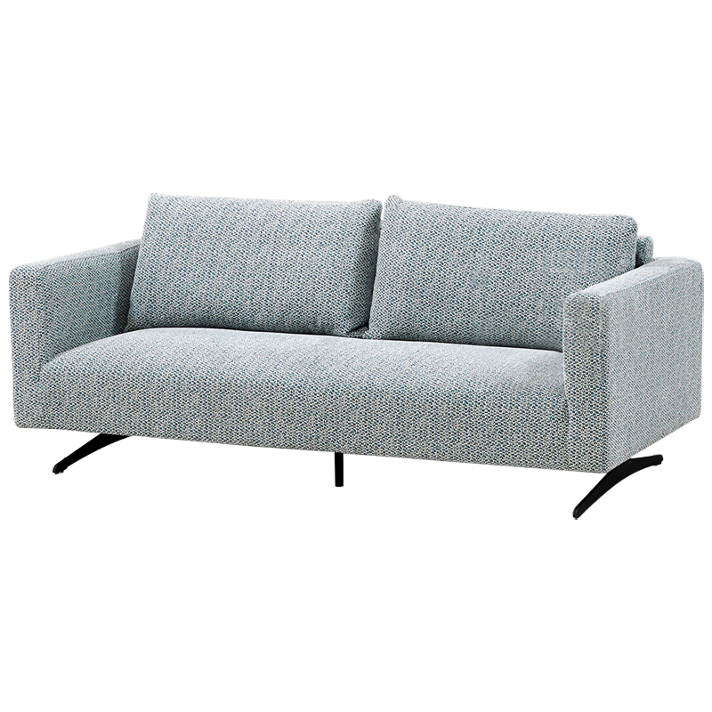 Диван Callie Blue Sofa Голубой Черный в Перми | Loft Concept 