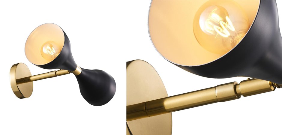 Бра Wall Lamp Cordero Black Бра Wall Lamp Cordero Black - Loft-Concept в Перми