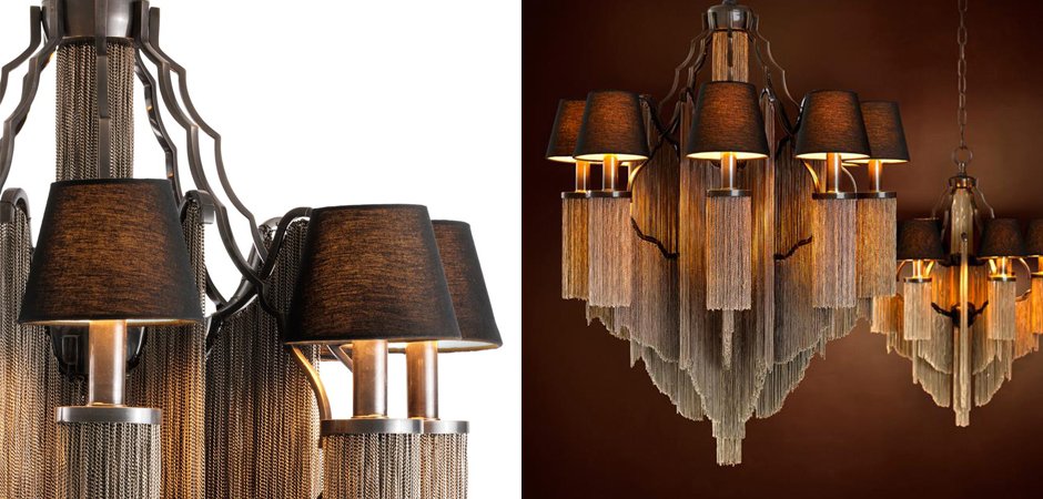 Люстра Eichholtz Chandelier Fringe L - Loft-Concept в Перми