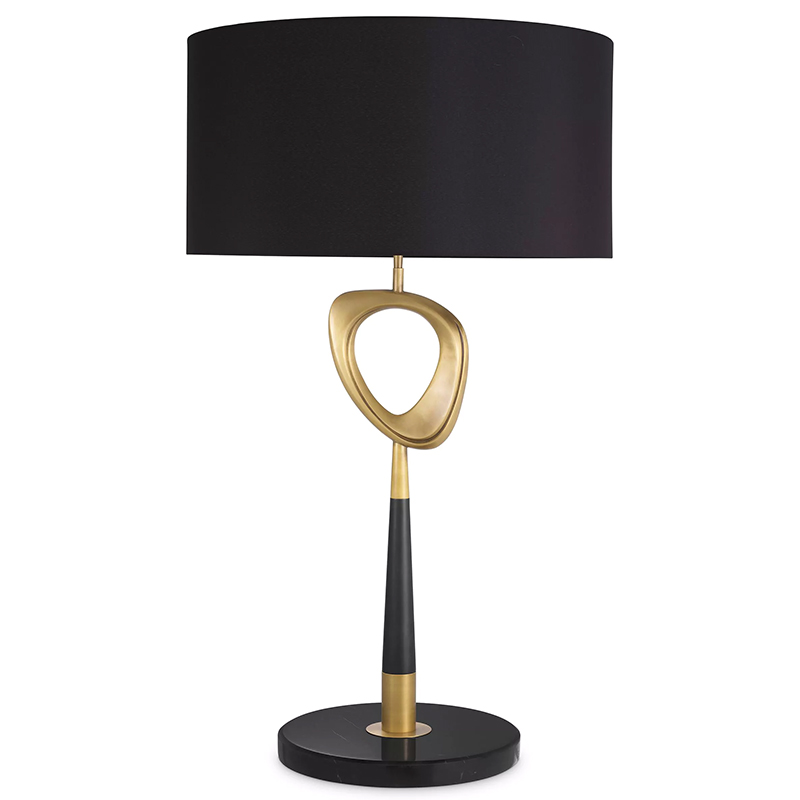 Настольная лампа Eichholtz Table Lamp Celine Латунь Черный в Перми | Loft Concept 