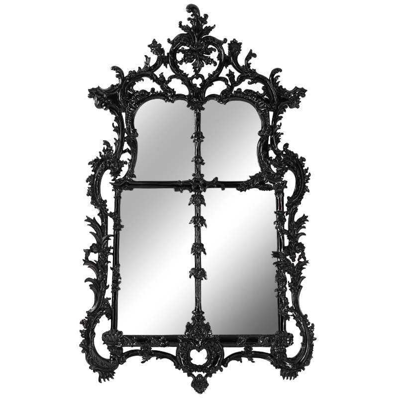 Зеркало Emblemes Mirror Black Wood Черный в Перми | Loft Concept 