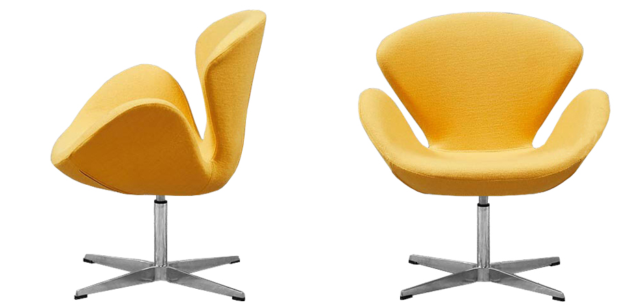 Кресло Swan Chair Yellow Кресло Swan Chair Yellow - Loft-Concept в Перми