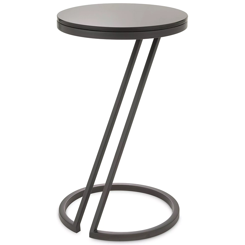 Приставной стол Eichholtz Side Table Falcone Black Черный в Перми | Loft Concept 