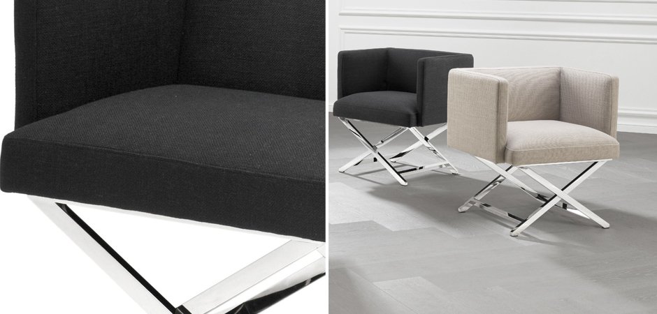 Кресло Eichholtz Chair Dawson Black Кресло Eichholtz Chair Dawson Black - Loft-Concept в Перми