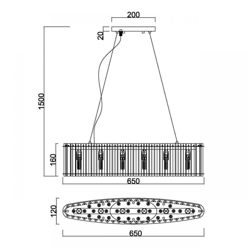 Люстра Board Chandelier в Перми