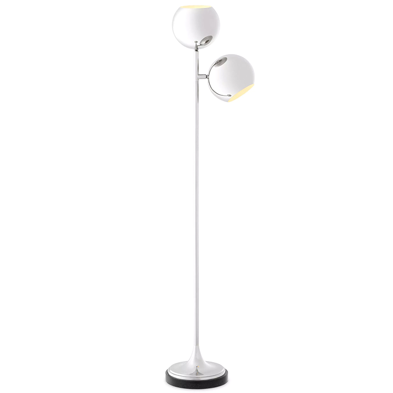 Торшер Eichholtz Floor Lamp Compton Nickel Никель в Перми | Loft Concept 