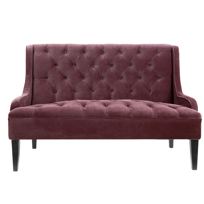 Диван Folket Sofa velour Бургундский красный в Перми | Loft Concept 