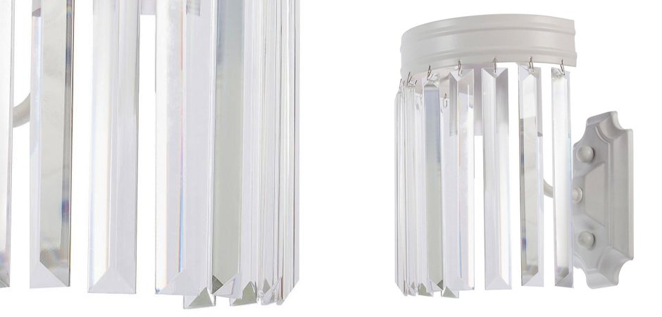 Настенная лампа RH Odeon Clear Glass White Bra Настенная лампа RH Odeon Clear Glass White Bra - Loft-Concept в Перми