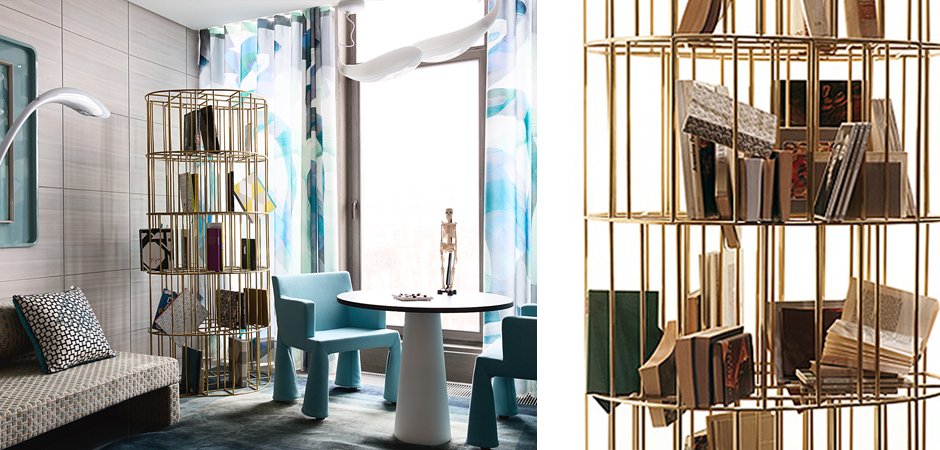 Стеллаж CECCOTTI Bibliotheque Golden Сage Стеллаж CECCOTTI Bibliotheque Golden Сage - Loft-Concept в Перми