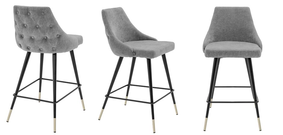Полубарный стул Eichholtz Counter Stool Cedro Grey Полубарный стул Eichholtz Counter Stool Cedro Grey - Loft-Concept в Перми
