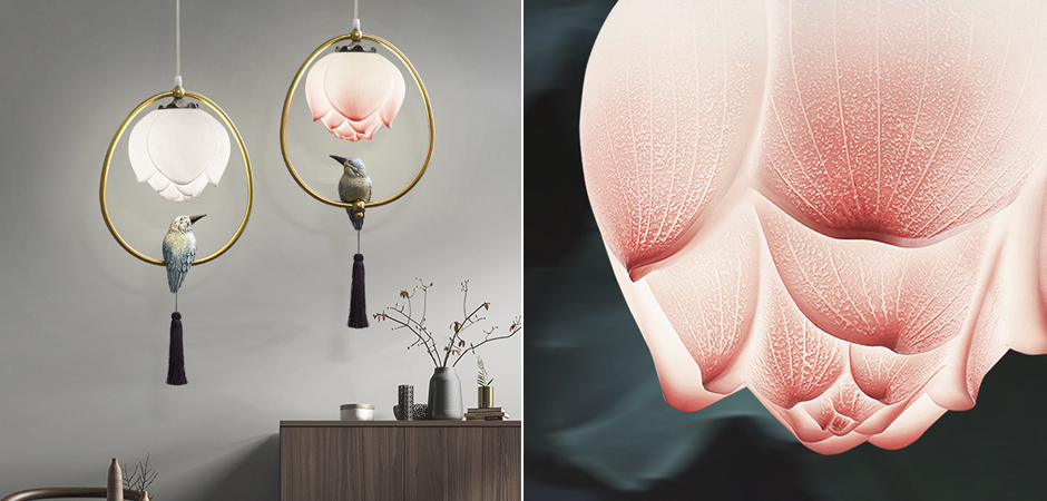 Подвесной светильник Blue Bird with Tassel Подвесной светильник Blue Bird with Tassel - Loft-Concept в Перми