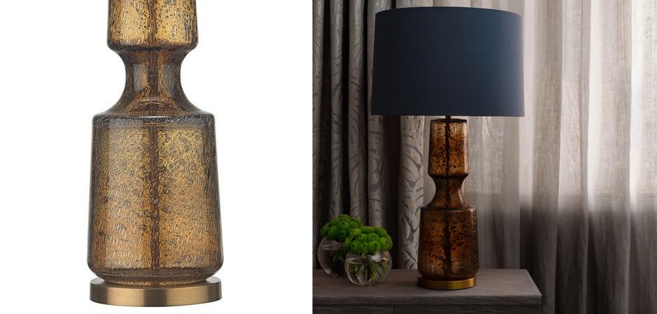 Настольная лампа Antero Amber Smoke Table Lamp Настольная лампа Antero Amber Smoke Table Lamp - Loft-Concept в Перми
