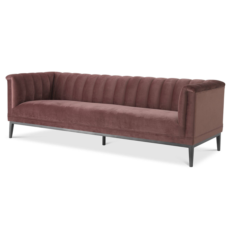 Диван Eichholtz Sofa Raffles rose Темная бронза Дымчатая Роза в Перми | Loft Concept 