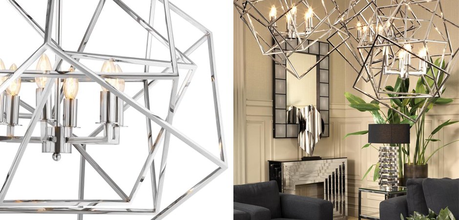 Eichholtz Lantern Matrix Nickel Eichholtz Lantern Matrix Nickel - Loft-Concept в Перми