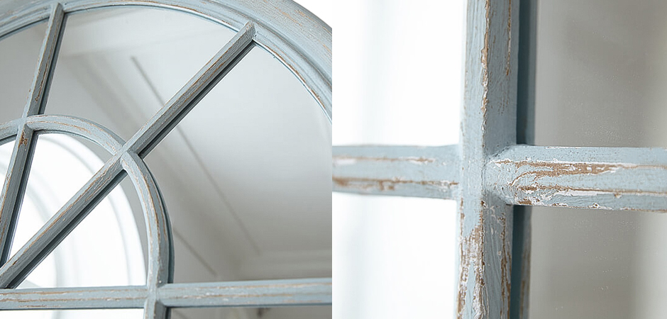 Зеркало Window Blue Patina Mirror Зеркало Window Blue Patina Mirror - Loft-Concept в Перми