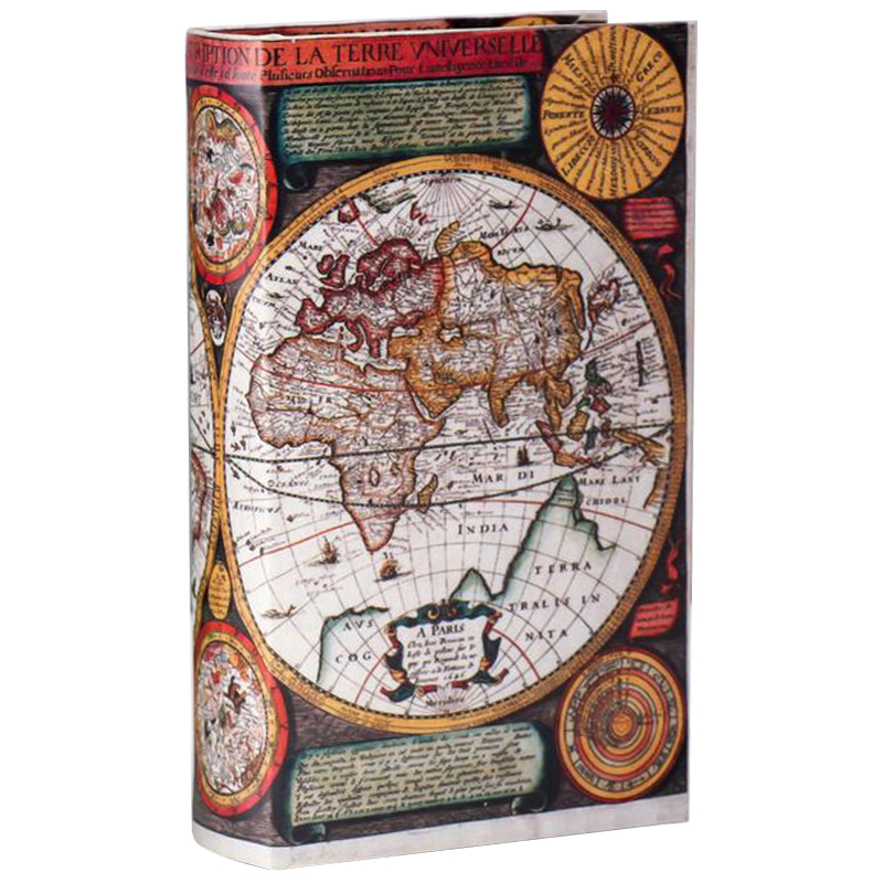 Шкатулка-книга Map of The World Book Box Мульти в Перми | Loft Concept 