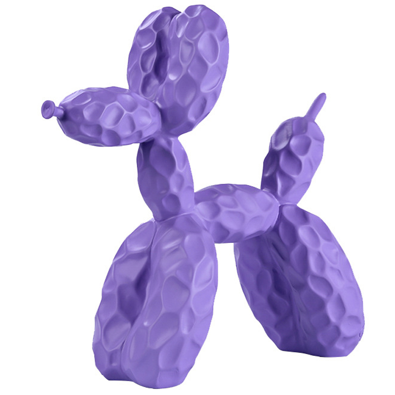 Статуэтка Jeff Koons Balloon Dog Crumpled Lilac Сиреневый в Перми | Loft Concept 