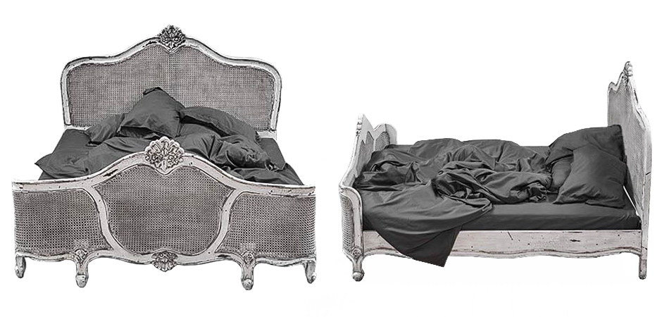 Кровать Wicker Bed White Кровать Wicker Bed White - Loft-Concept в Перми