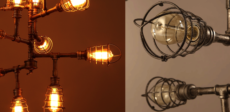 Люстра Loft Industrial Sputnik 12 Retro Люстра Loft Industrial Sputnik 12 Retro - Loft-Concept в Перми